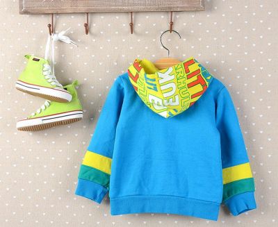 Sweatshirt à Capuche Enfant avec Poche Ventrale à Zip Fermeture Eclaire