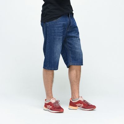 Short en Jeans Classique pour Homme Longueur Genoux