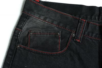 Short en Jeans Noir pour homme avec motif poches arrières