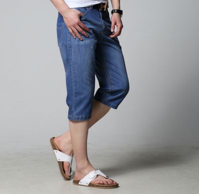 Short en Jeans Slim Fashion pour Homme 