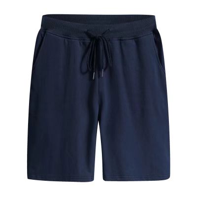 Shorts de grande taille pour homme pantalon de sport couleur unie taille élastique