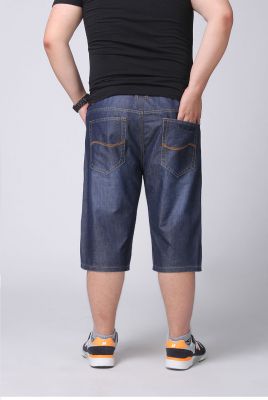 Shorts en Jeans Homme Longueur Genou Grandes Tailles