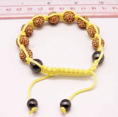 Bracelet Shamballa Perles Simple Classique Bijou Tibétain Bouddhiste