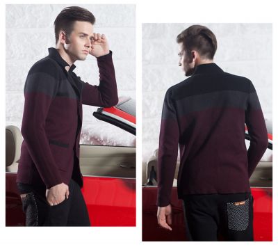 Gilet pour homme mode classique tricolore avec poches côté