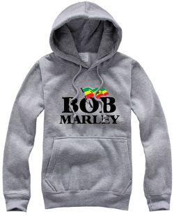 Sweatshirt à Capuche Reggae Bob Marley Vert Jaune Rouge Rasta