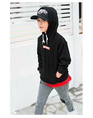 Sweatshirt à capuche enfant Box Logo Jumpmiki pour garçon