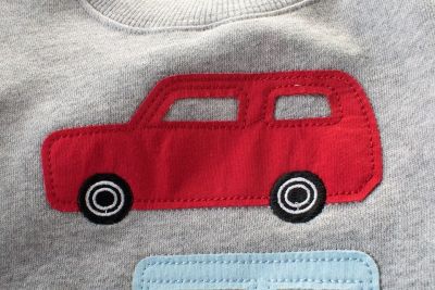 Sweatshirt garçon voitures camions crewneck