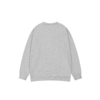 Sweatshirt col rond ample avec intérieur doublé