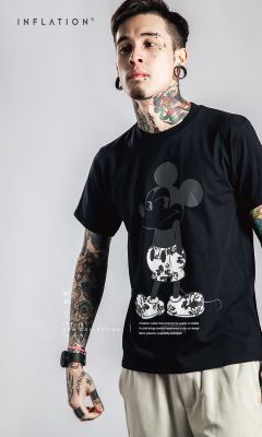 T shirt Angry Mickey pour Homme avec manches courtes