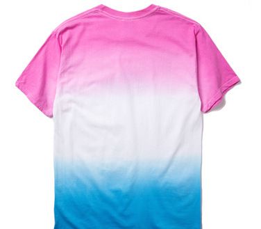 T shirt dégradé bicolore pour homme ou femme imprimé prism