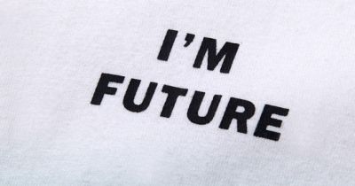 T shirt dégradé couleur pour homme avec Imprimé I'm Future