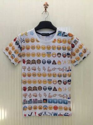 T shirt Emojis Emoticones Smileys Homme Femme Swag