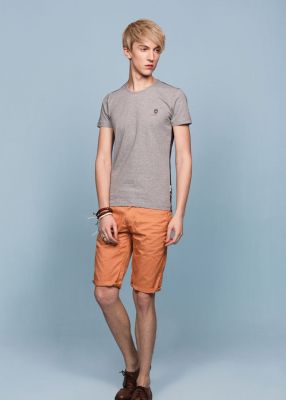 T-shirt Fashion Homme avec Imprimé au Dos Visage