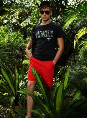 T-shirt Fashion Jungle pour Homme avec Imprimé Nature