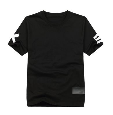 T shirt Hip Hop XXII Noir et Blanc Croix au Dos Swag