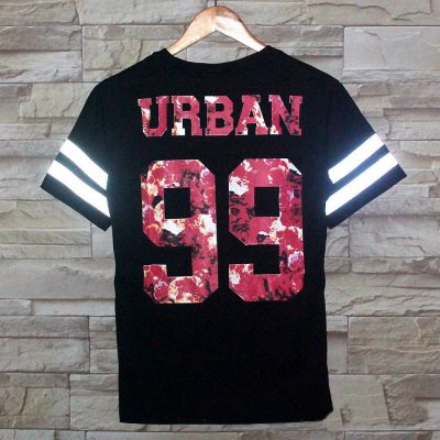 T-shirt Homme Swag Urban 99 Motif à Fleurs Manches 3M