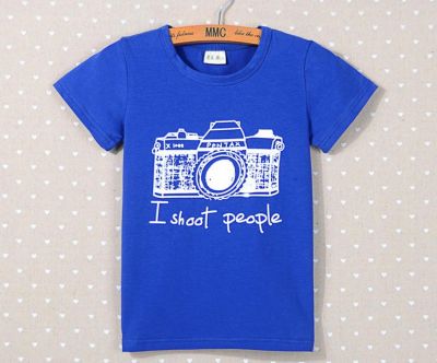 T shirt pour Enfant I shoot People Appareil Photo