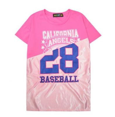 T shirt Large Baseball 28 Swag pour Femme Demi Coupé