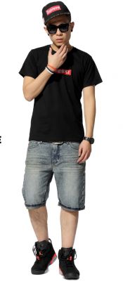 T shirt No Zuo No Die Rectangle Rouge Homme Femme Swag
