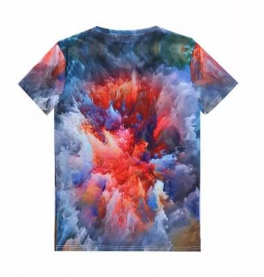 T shirt Numéro 23 Explosion Couleur Sublimé Homme Femme