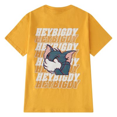 T-shirt oversize Tom & Jerry Heybig pop art pour homme ou femme
