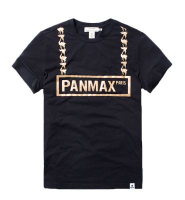 T-shirt Panmax Paris Gold Chain Medallion Bling Bling Grande Taille
