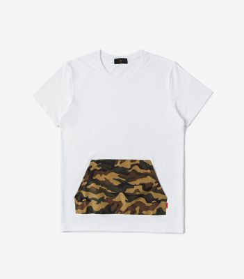 T-shirt poche ventrale camouflage militaire Inflation pour homme