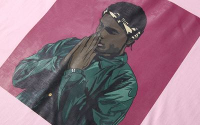 T-shirt Praying Bandana Vintage Pop Art pour Homme