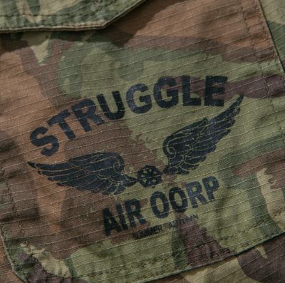 Veste coupe-vent camouflage militaire pour homme vintage