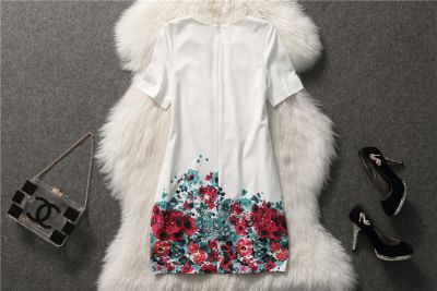 Robe pour femme avec motif à fleurs sur le bas fashion 2014