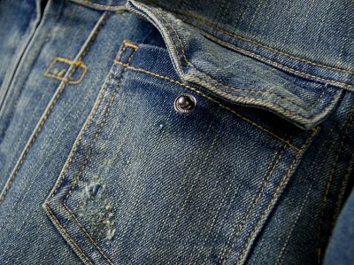 Veste en jeans denim pour femme retro tendance vintage