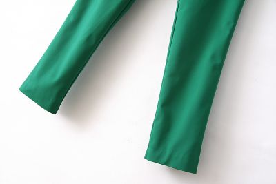 Pantalon stretch détente pour femme blend coton avec petite ceinture